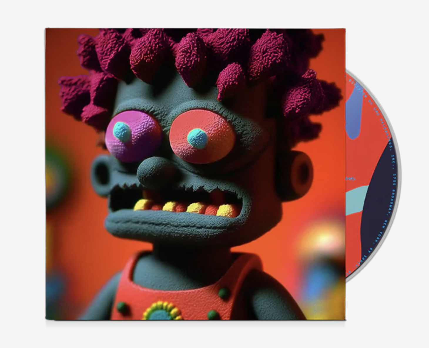 Kid Cudi INSANO album cover and character by Glassface